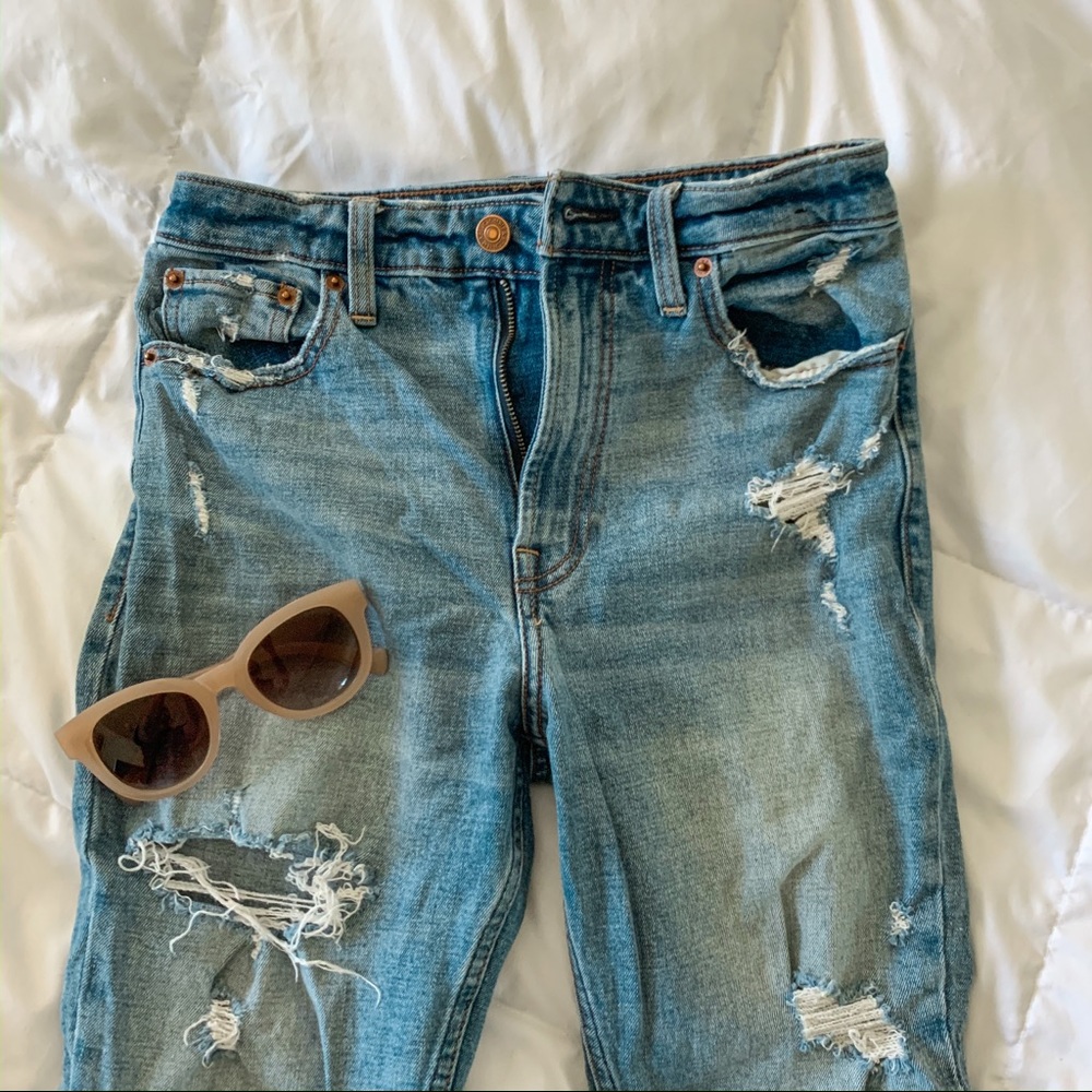 A&F High Rise Skinny Jeans